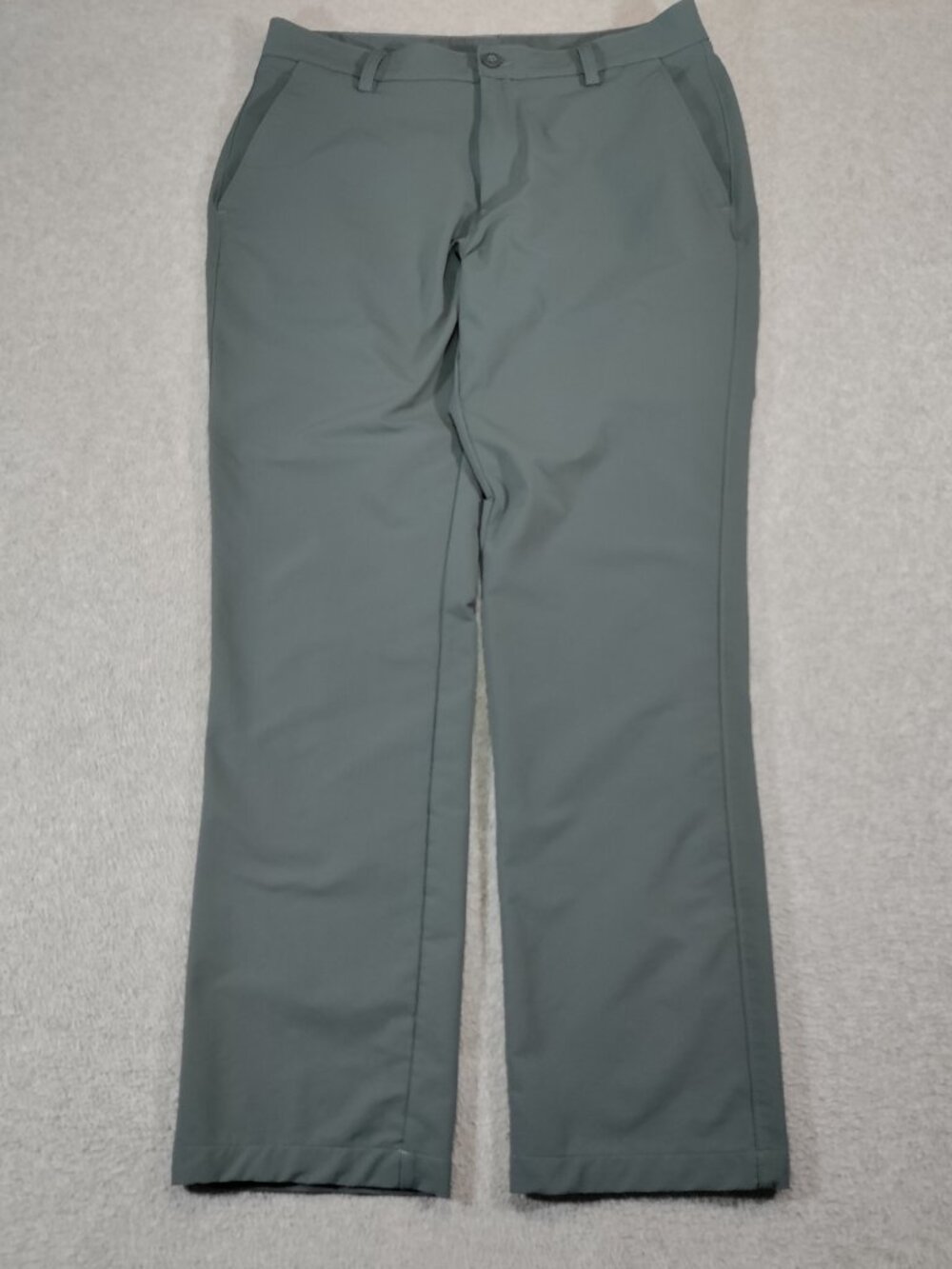 Under Armour Mens 34/32 Matchplay Golf Pants Gray Stretch